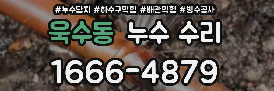 욱수동 누수 수리
