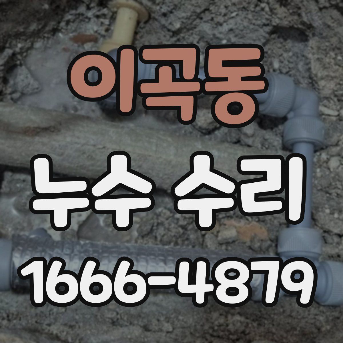 이곡동 누수 수리