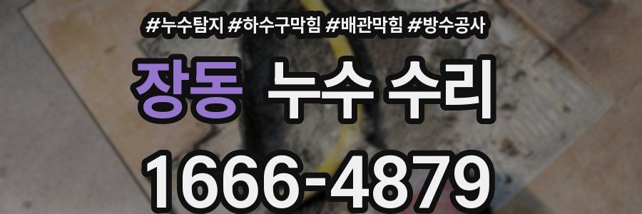 장동 누수 수리