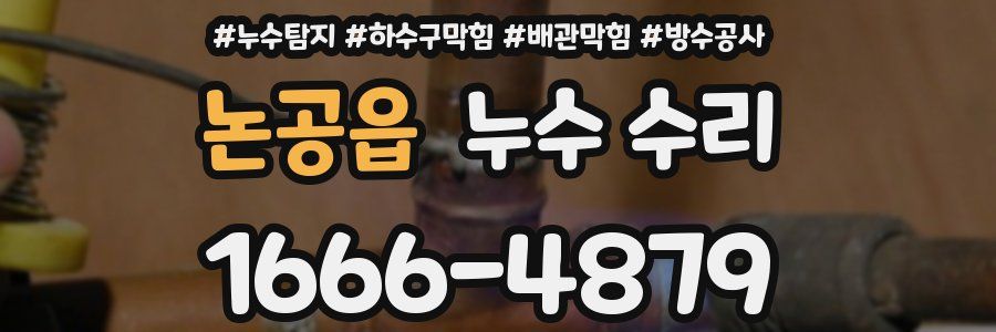 논공읍 누수 수리