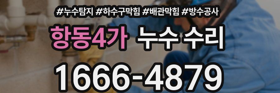 항동4가 누수 수리
