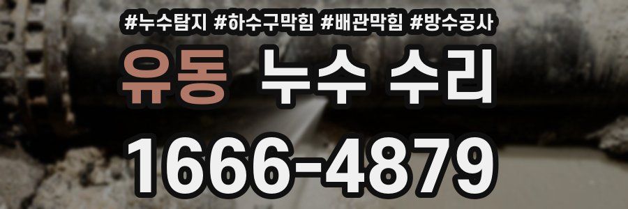 유동 누수 수리