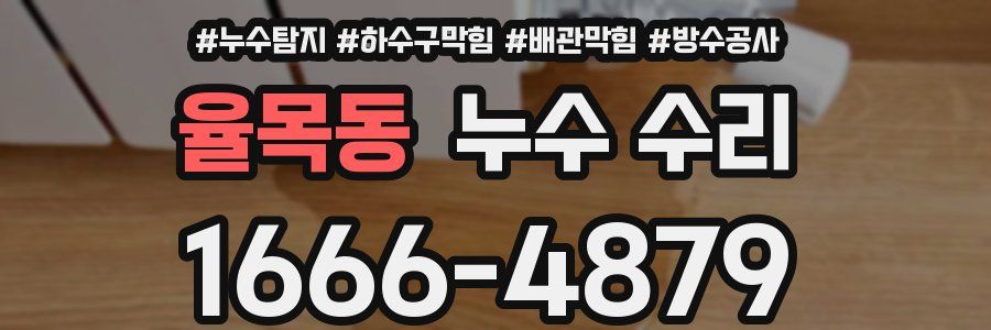 율목동 누수 수리