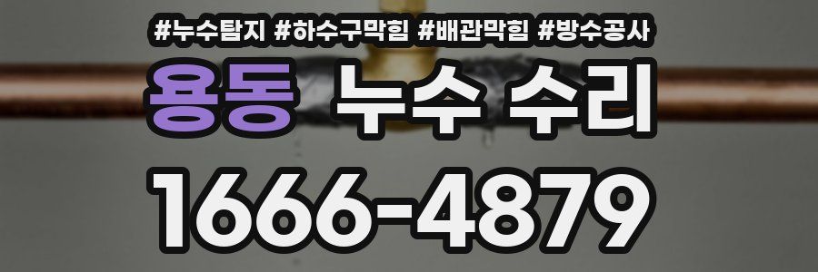 용동 누수 수리