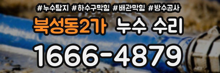 북성동2가 누수 수리