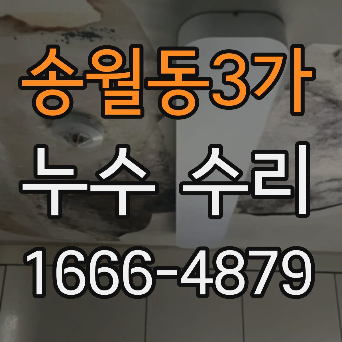 송월동3가 누수 수리