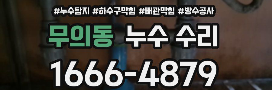 무의동 누수 수리