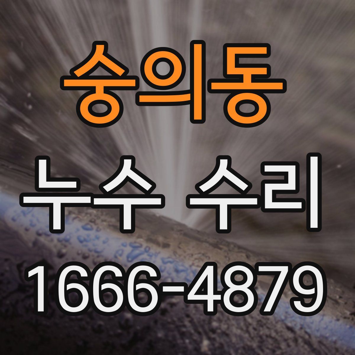 숭의동 누수 수리