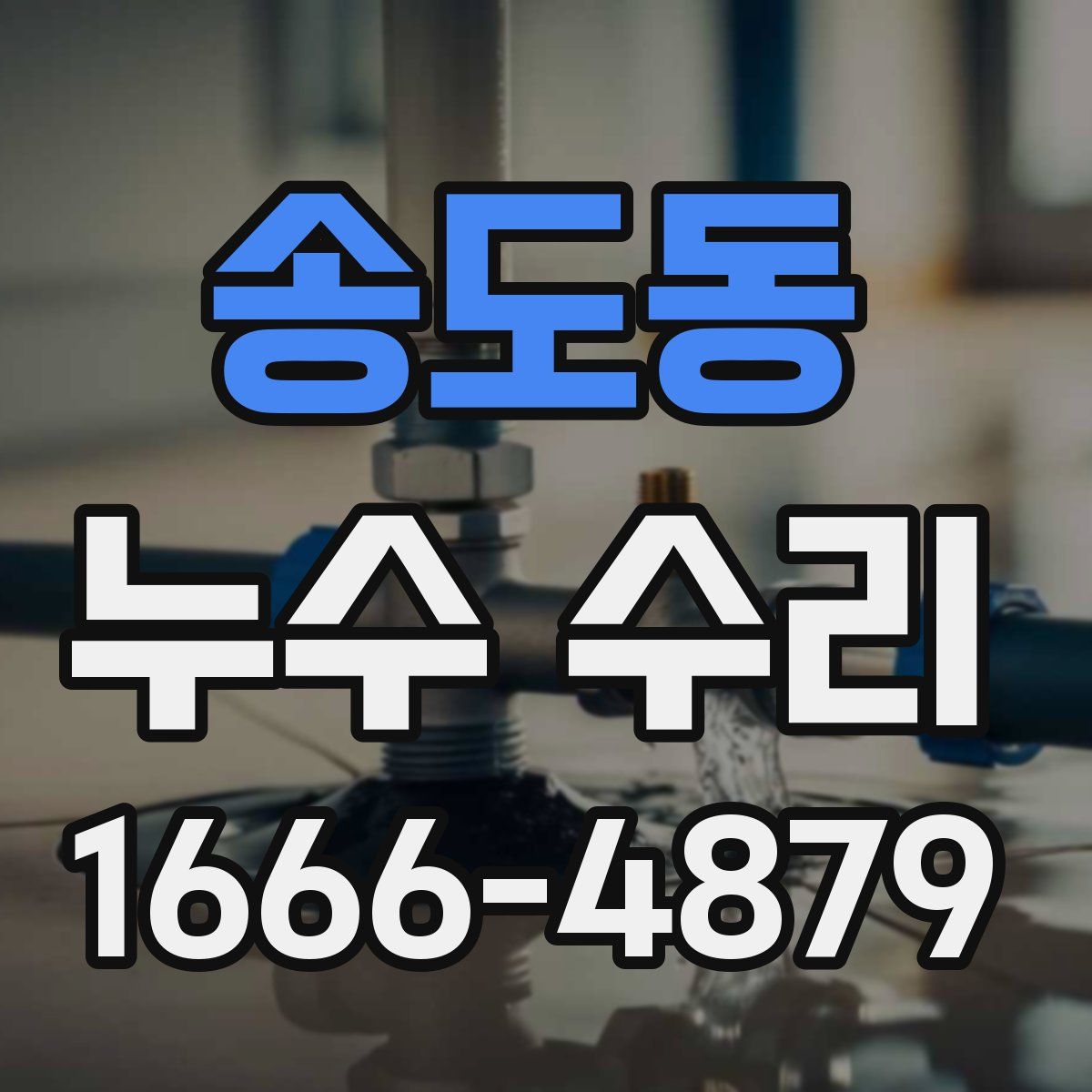 송도동 누수 수리