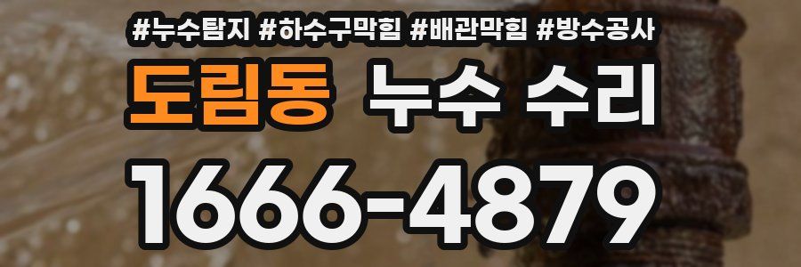 도림동 누수 수리