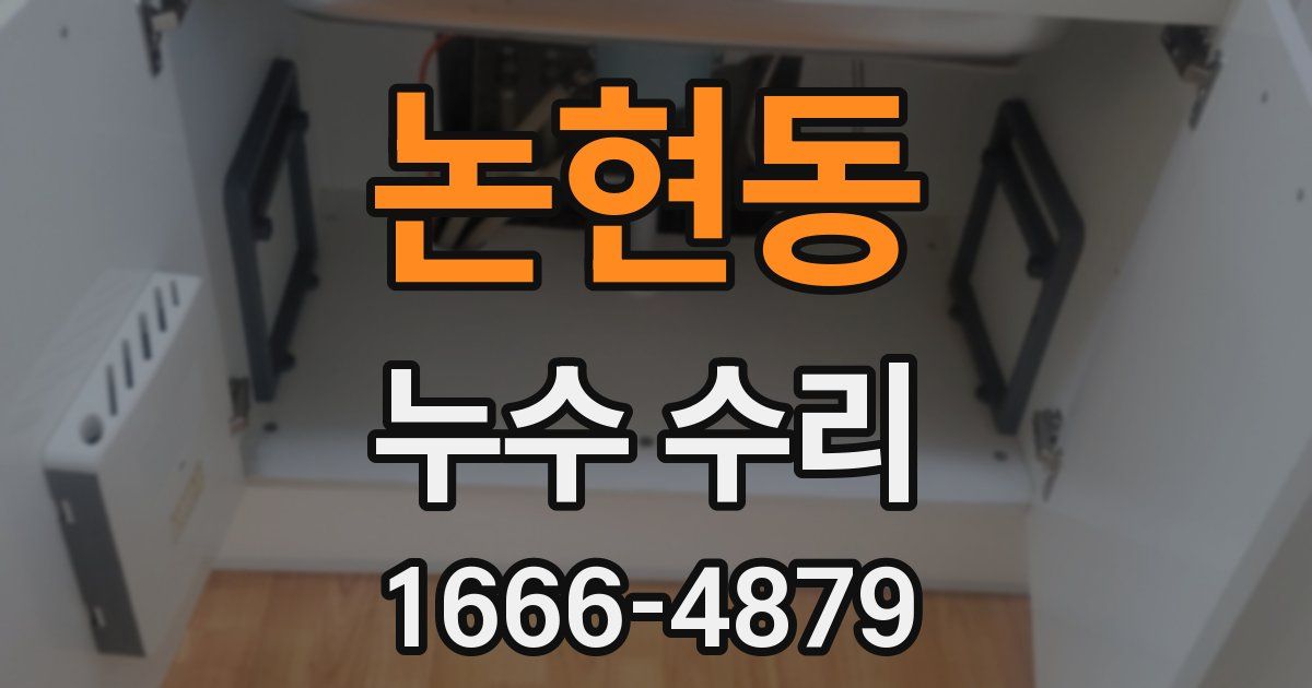 논현동 누수 수리