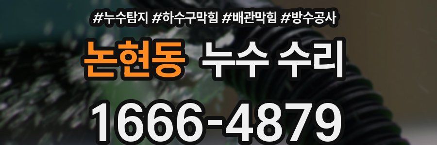 논현동 누수 수리