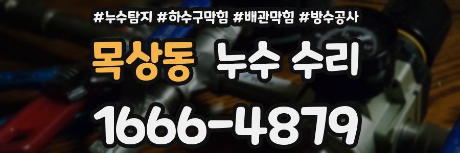 목상동 누수 수리