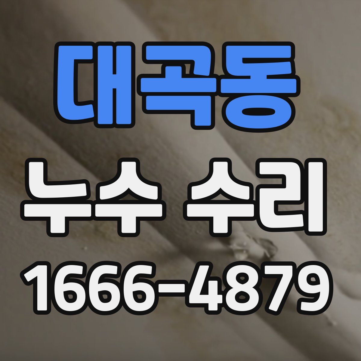 대곡동 누수 수리