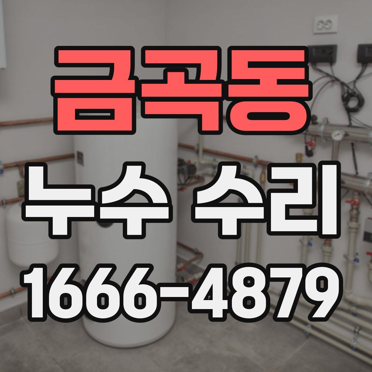 금곡동 누수 수리