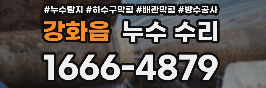 강화읍 누수 수리