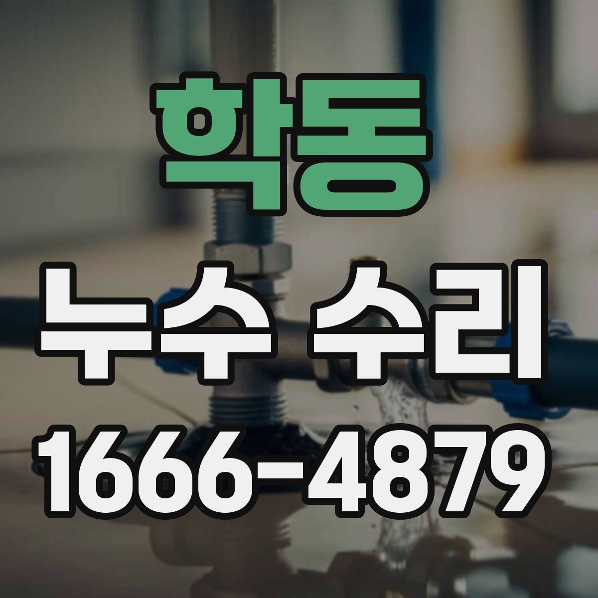학동 누수 수리