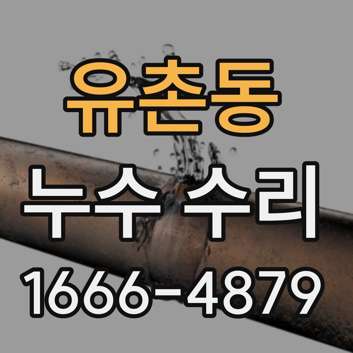 유촌동 누수 수리