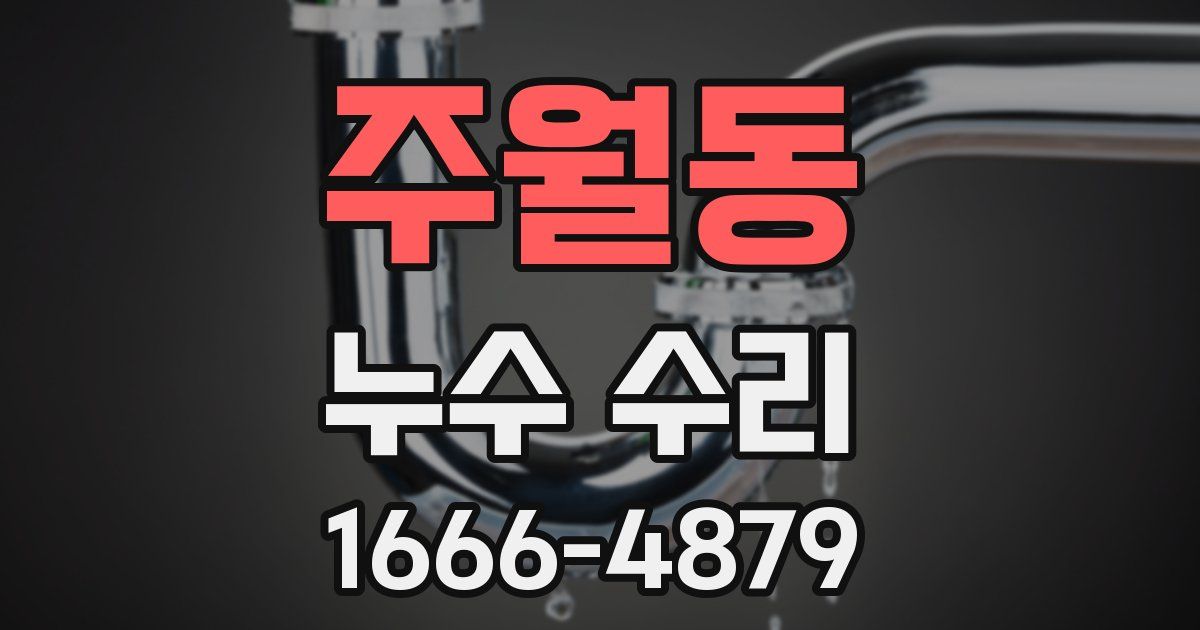 주월동 누수 수리