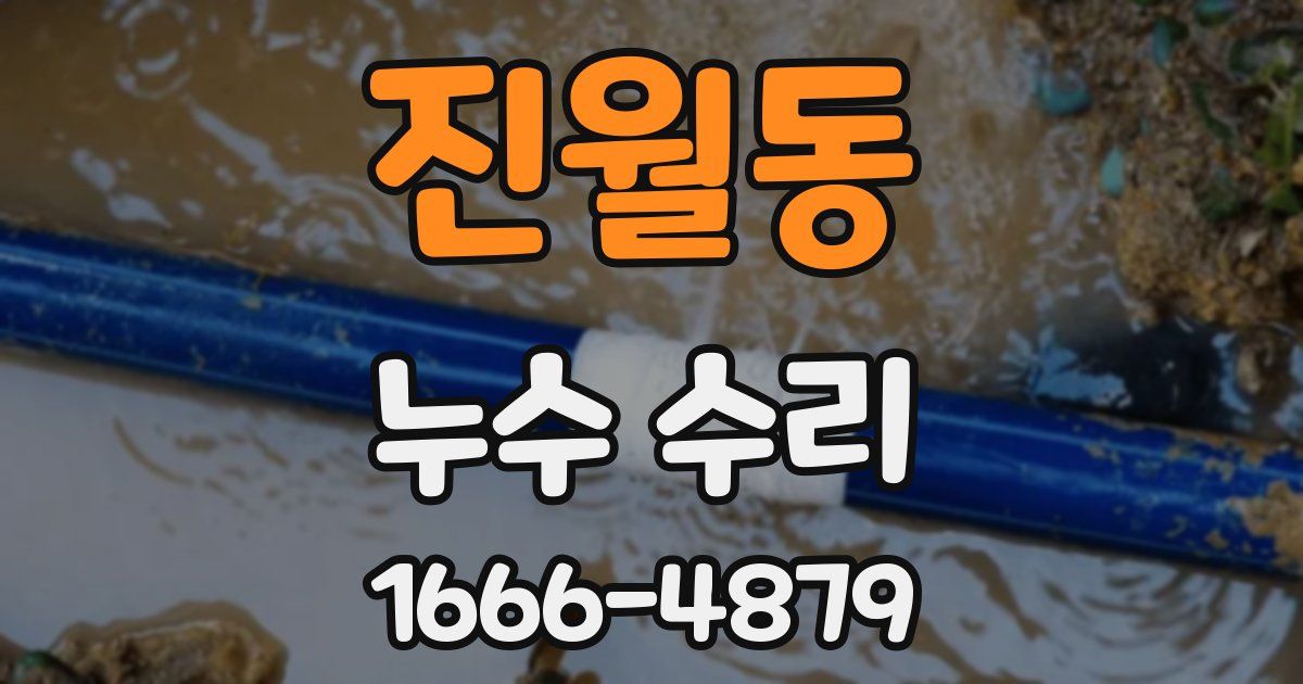 진월동 누수 수리