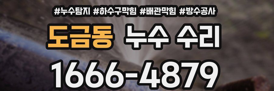 도금동 누수 수리