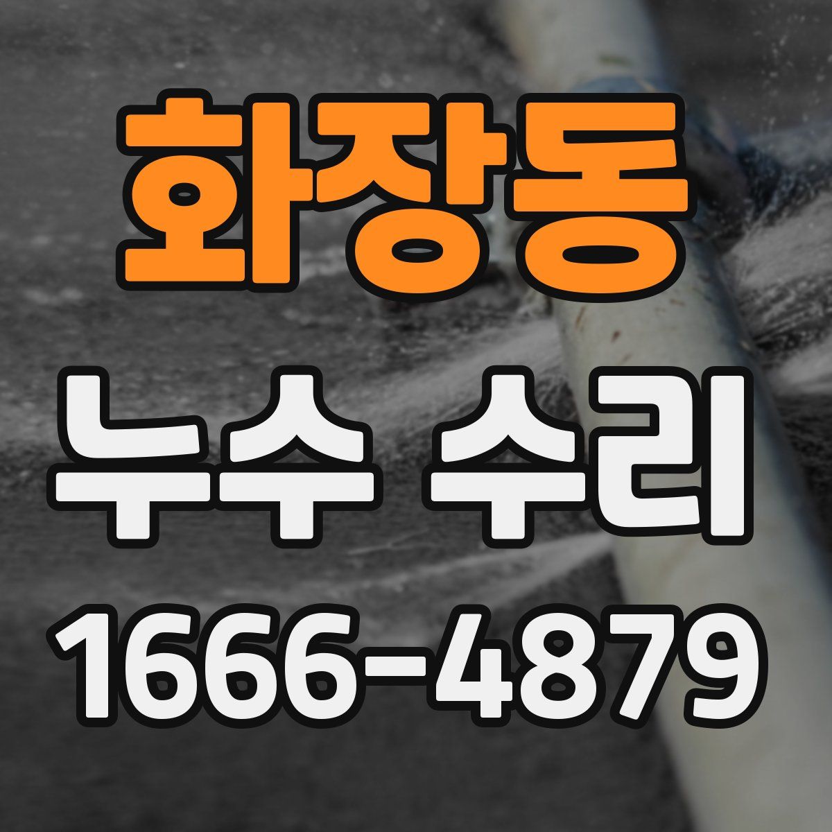 화장동 누수 수리