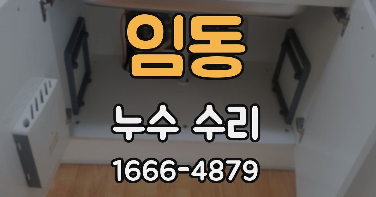 임동 누수 수리