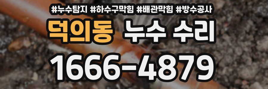 덕의동 누수 수리