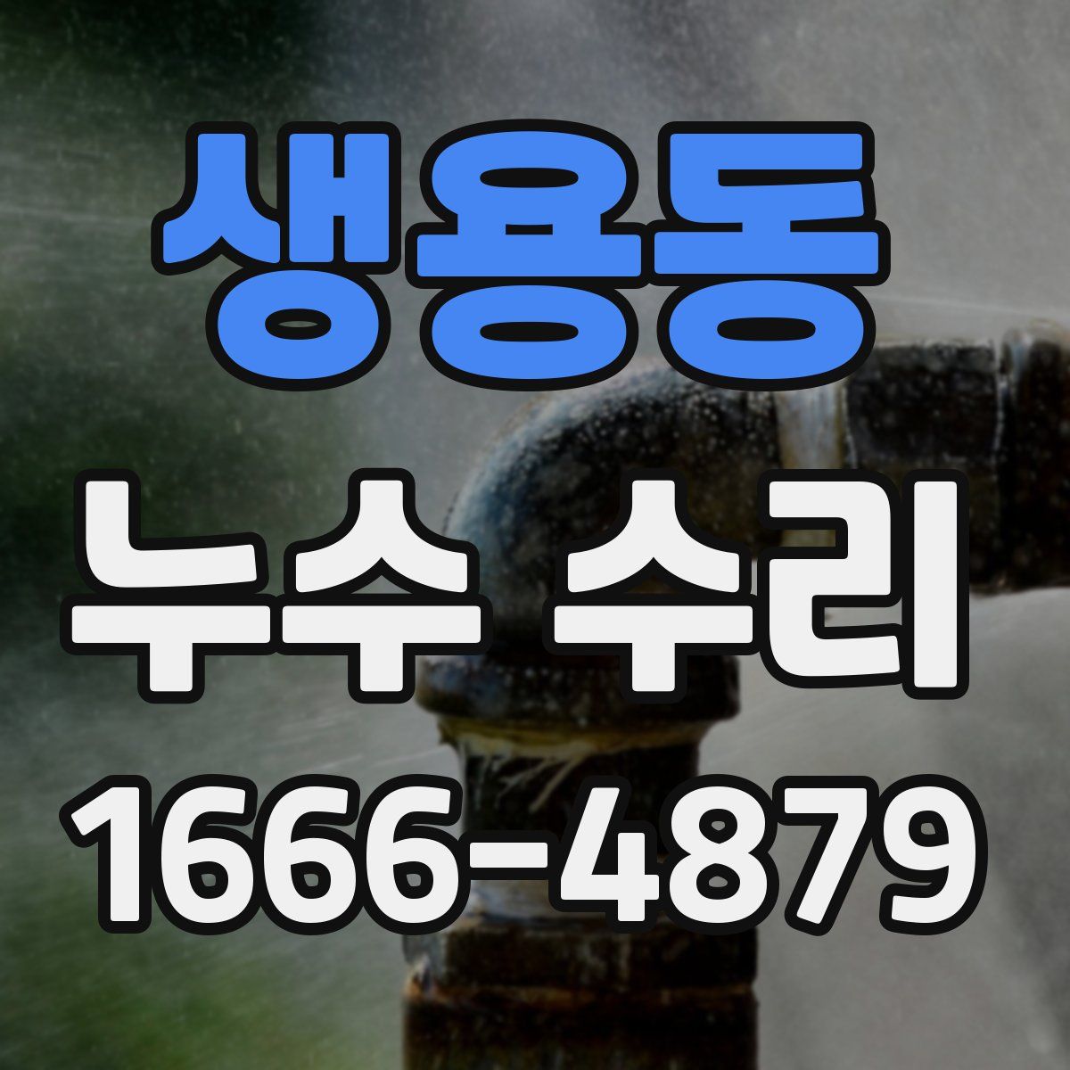 생용동 누수 수리