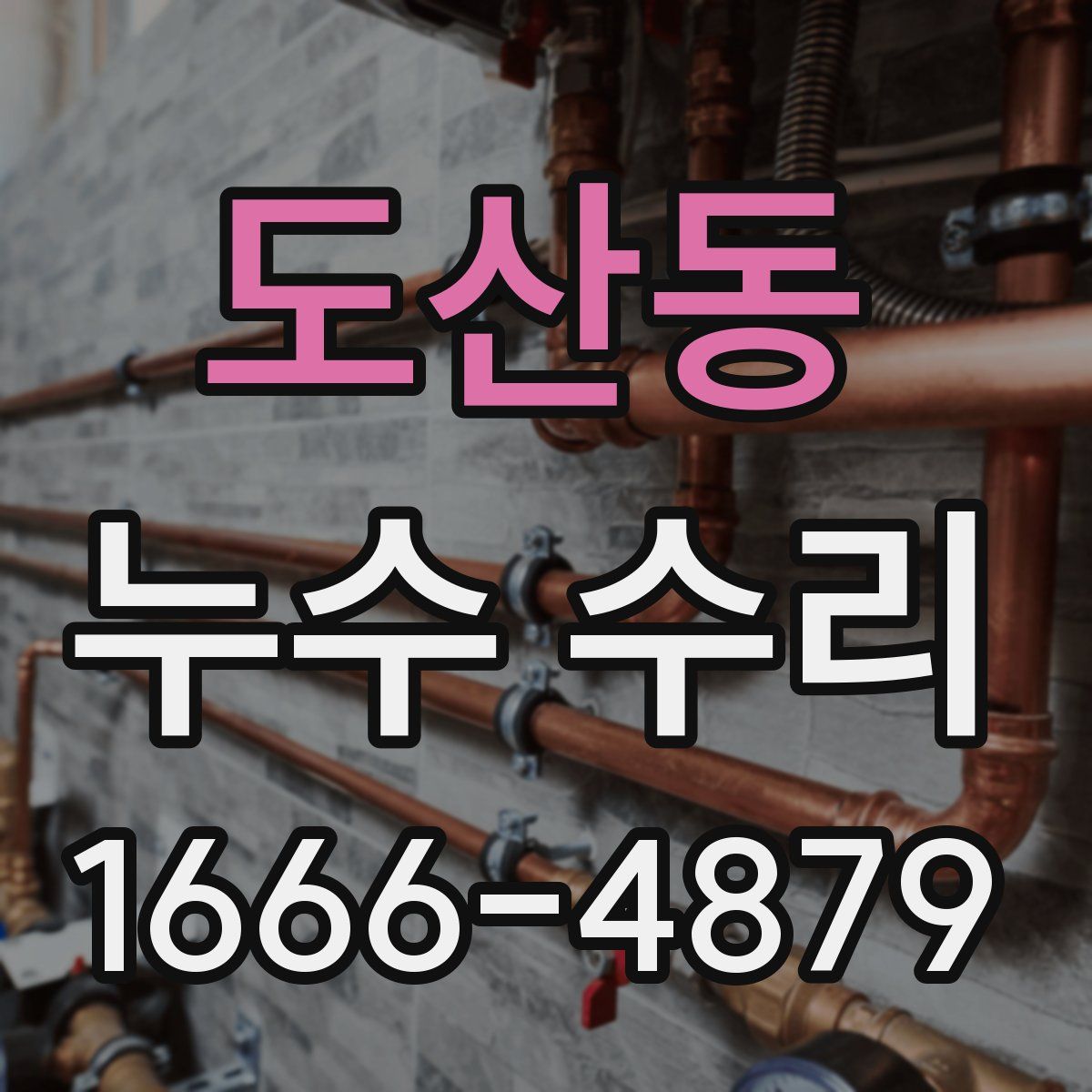 도산동 누수 수리