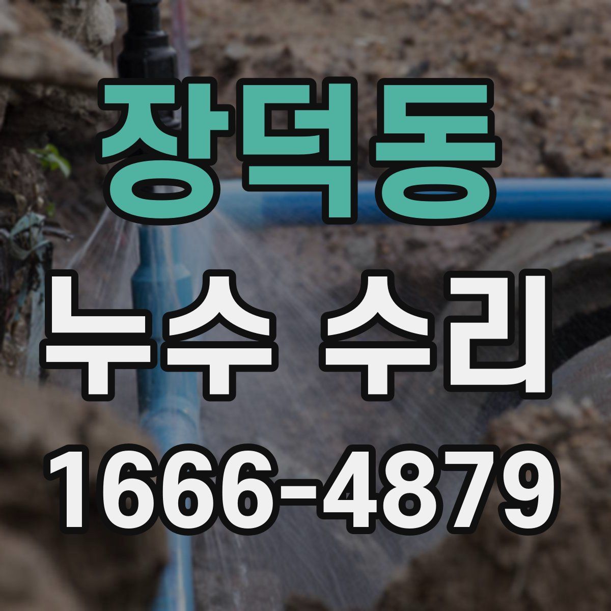 장덕동 누수 수리