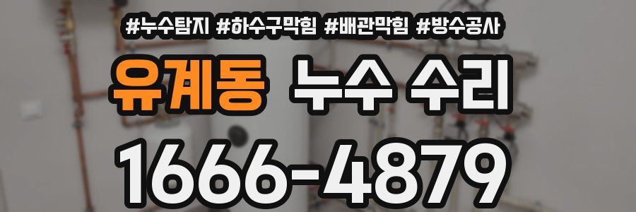 유계동 누수 수리