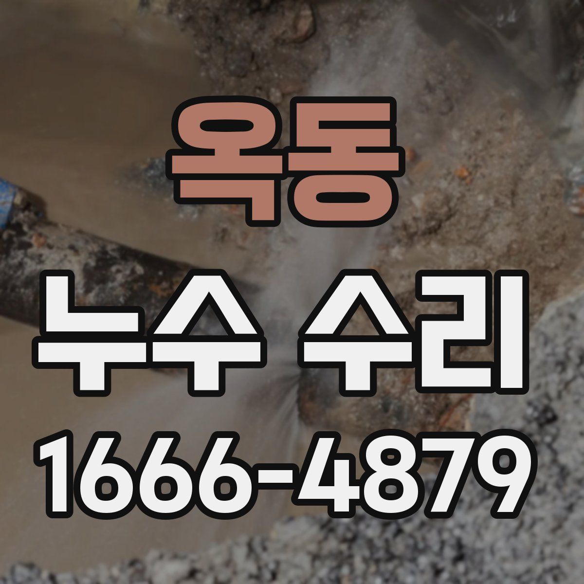 옥동 누수 수리