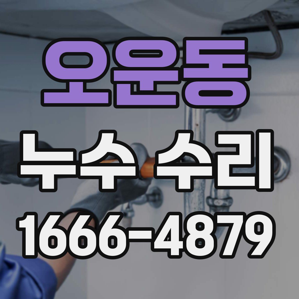 오운동 누수 수리