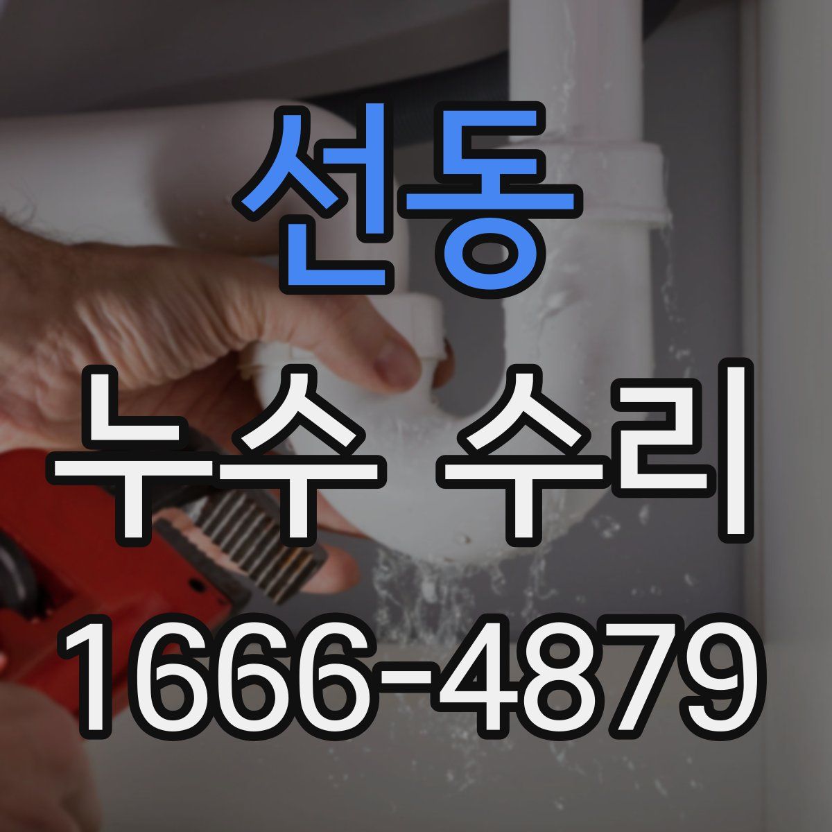 선동 누수 수리