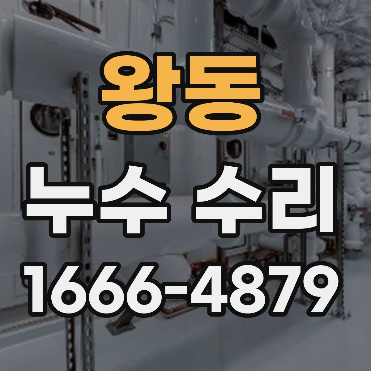 왕동 누수 수리