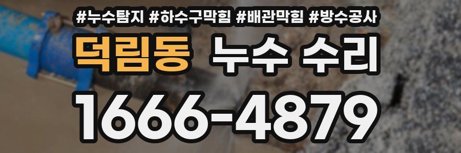 덕림동 누수 수리