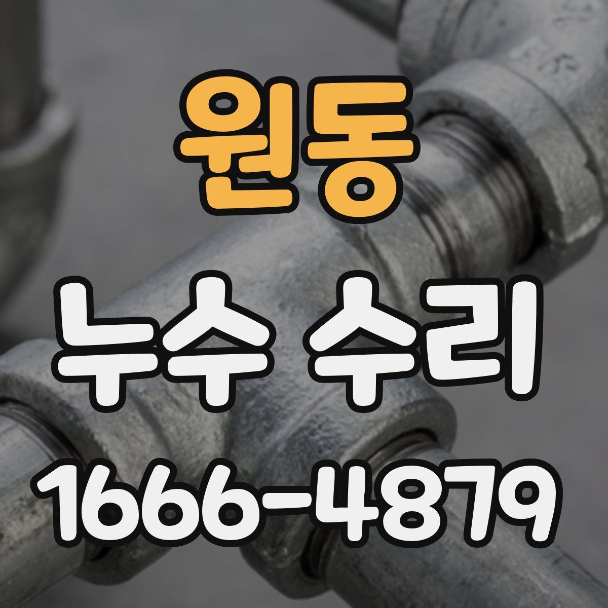 원동 누수 수리