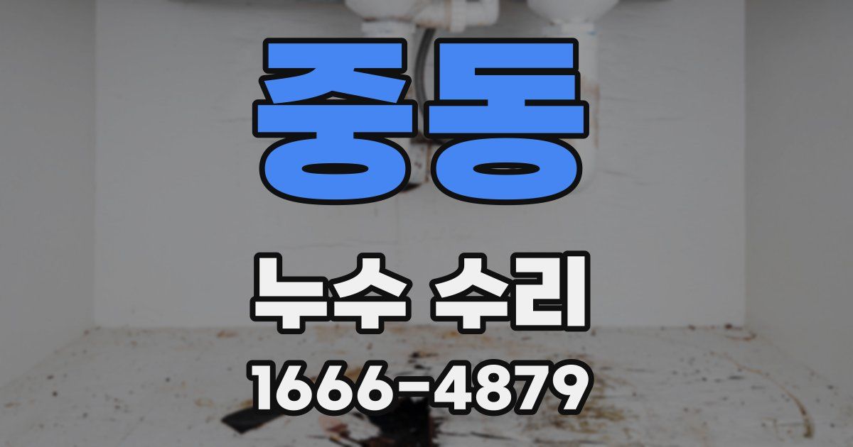 중동 누수 수리