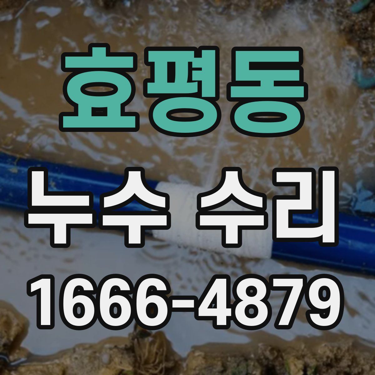 효평동 누수 수리
