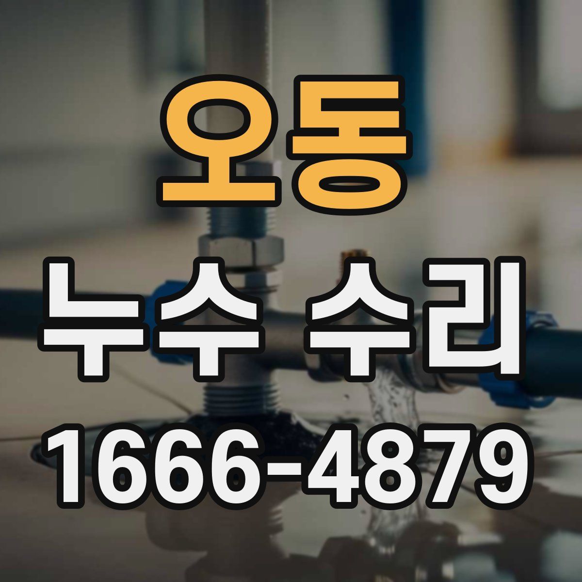 오동 누수 수리