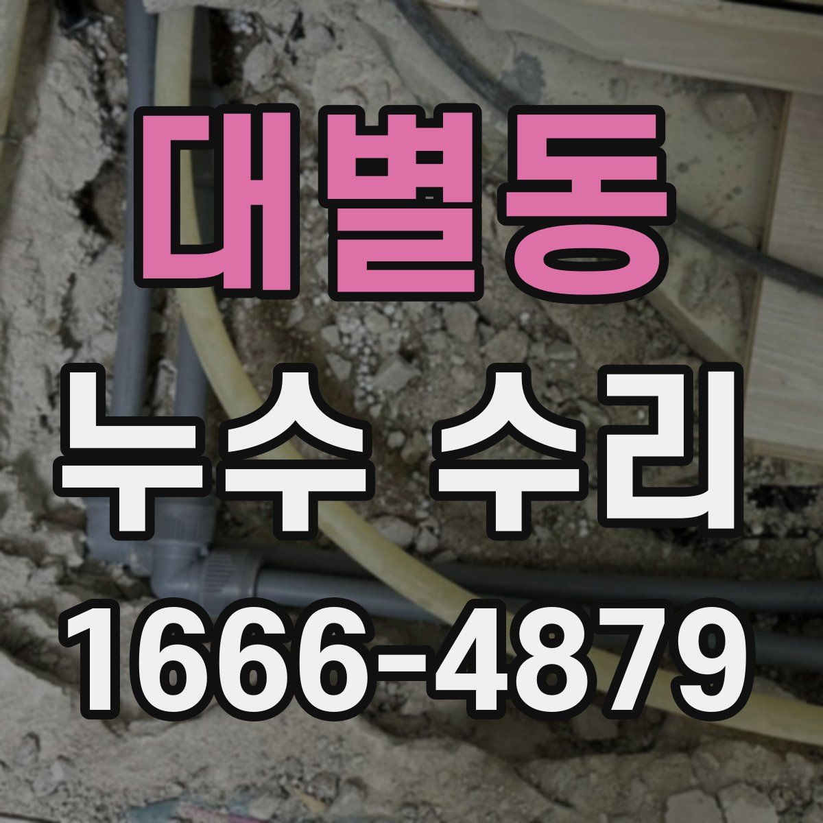 대별동 누수 수리