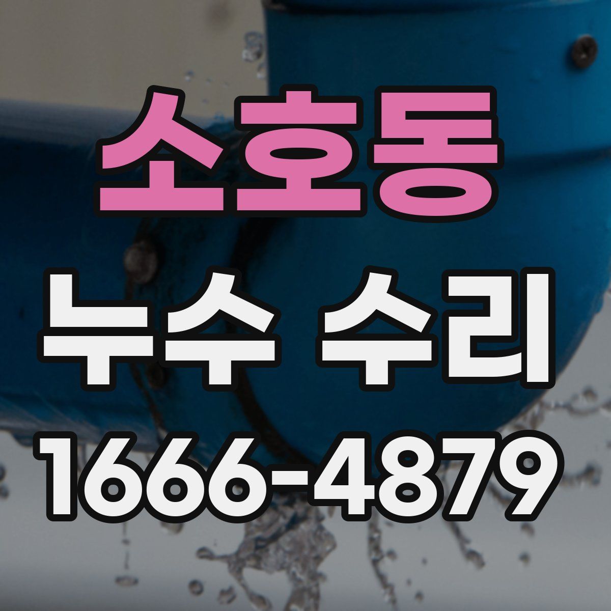 소호동 누수 수리