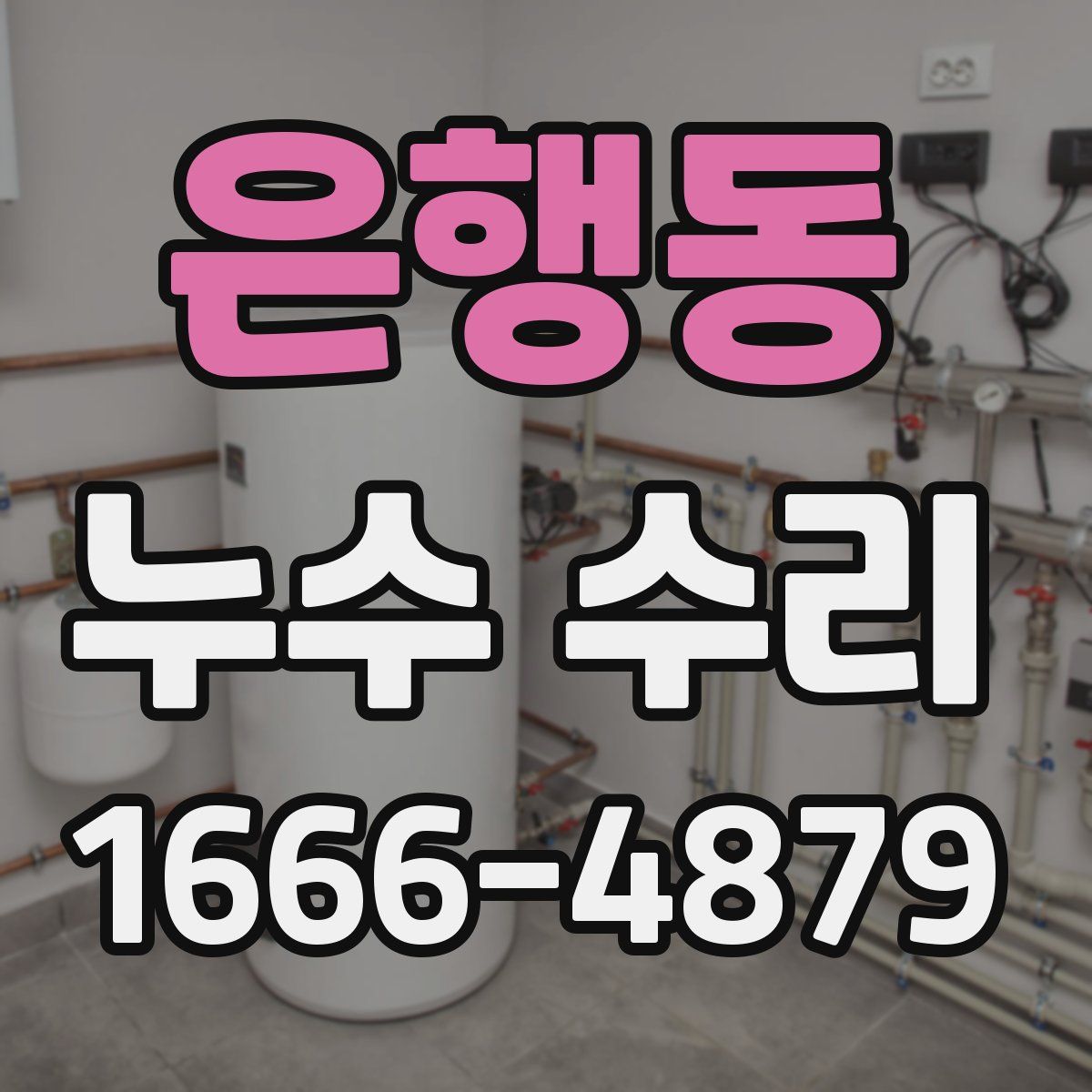 은행동 누수 수리