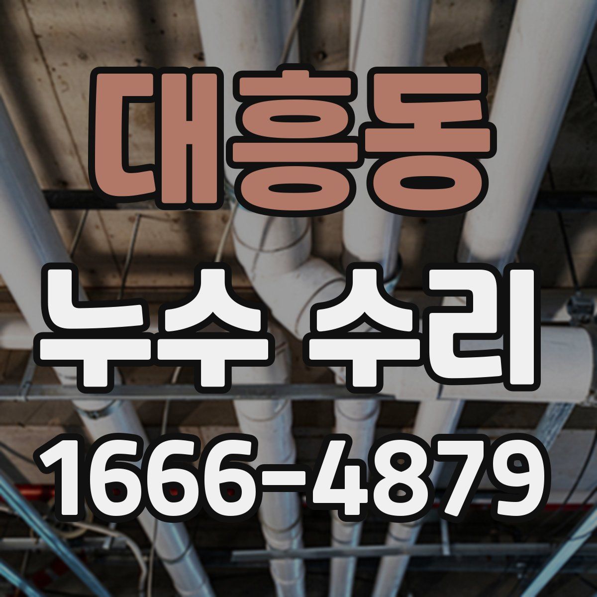 대흥동 누수 수리