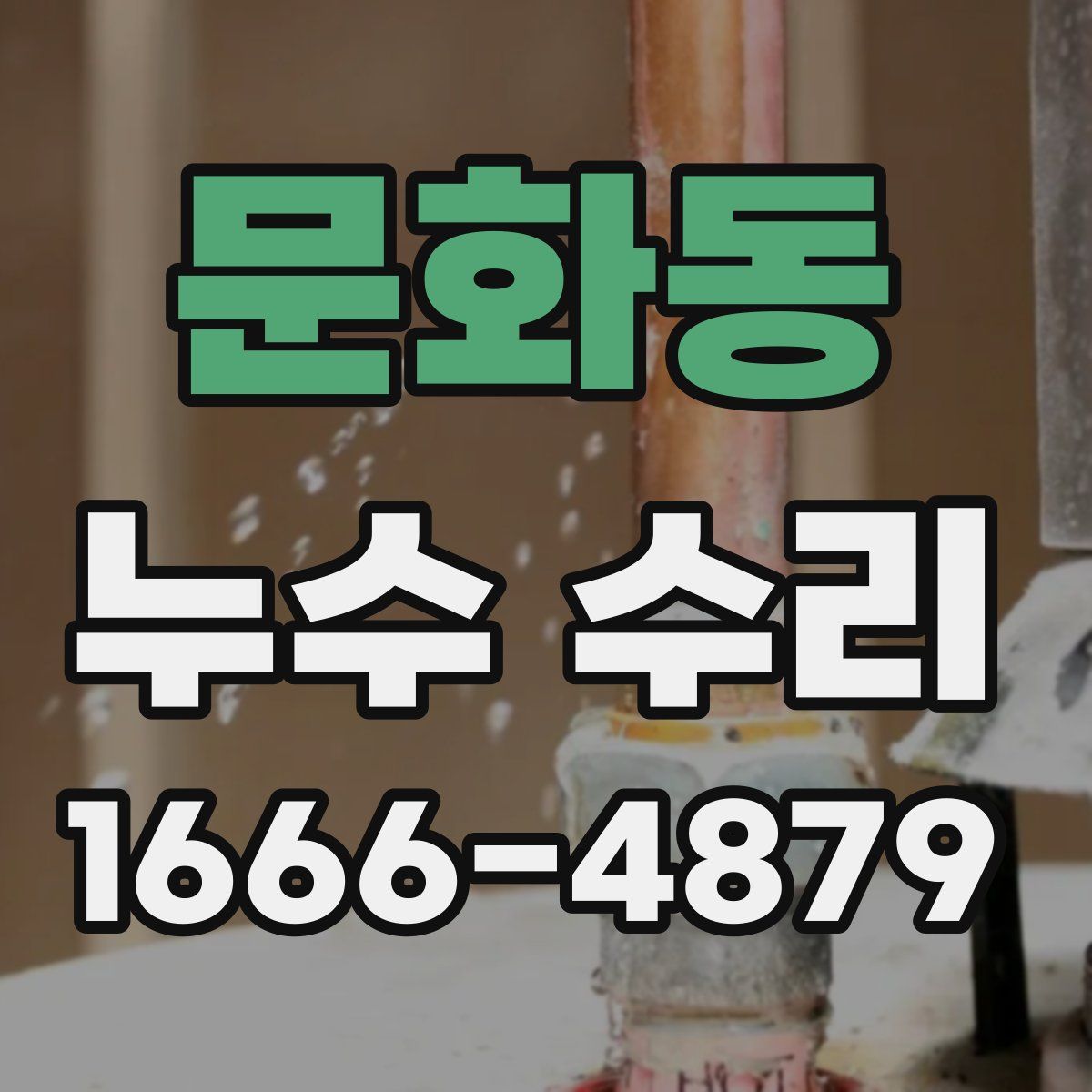 문화동 누수 수리