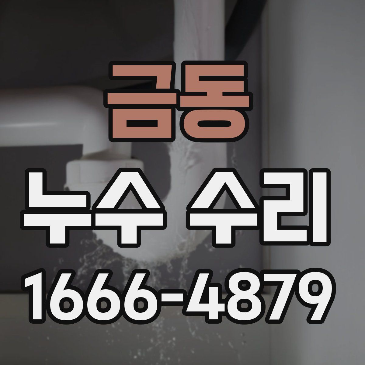 금동 누수 수리
