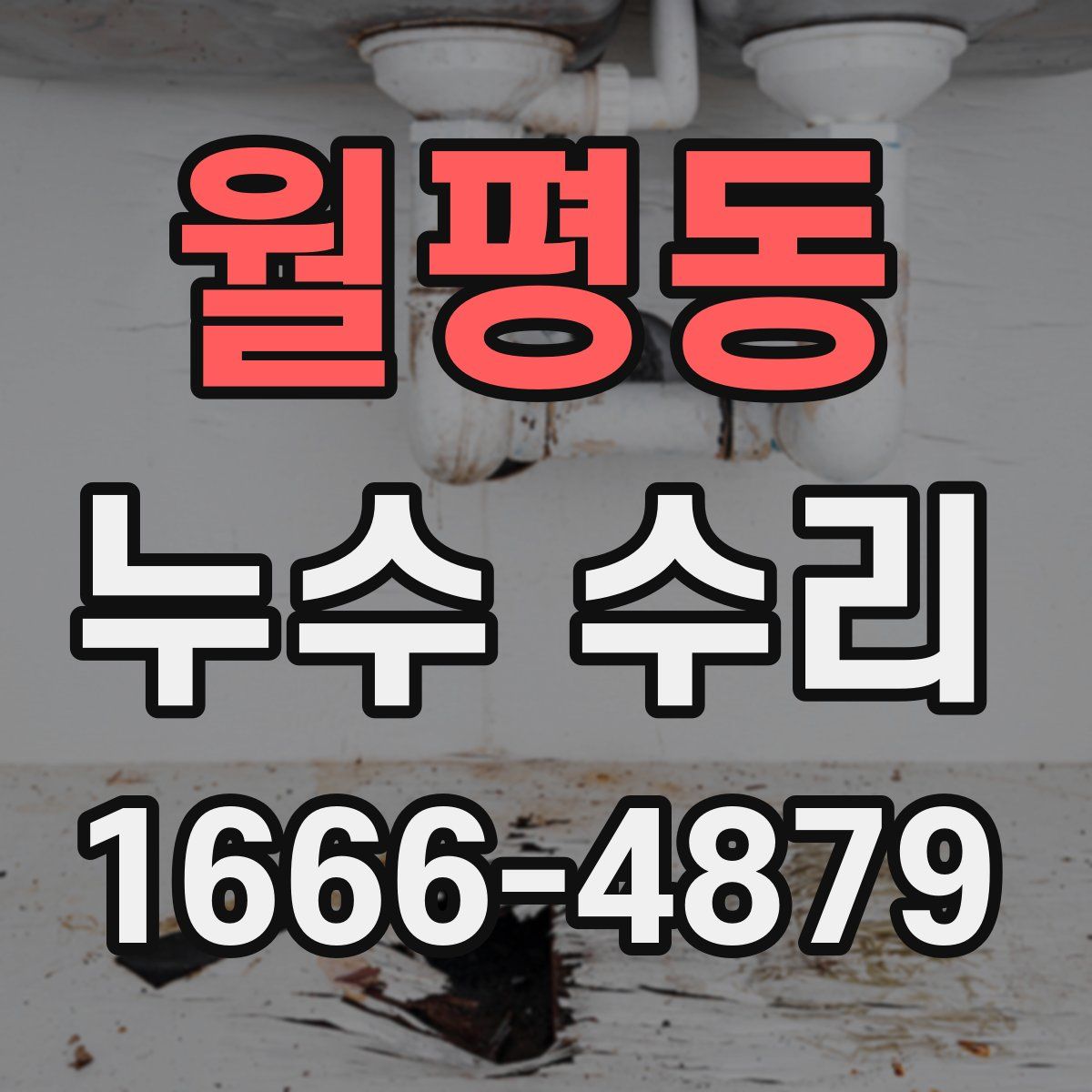 월평동 누수 수리
