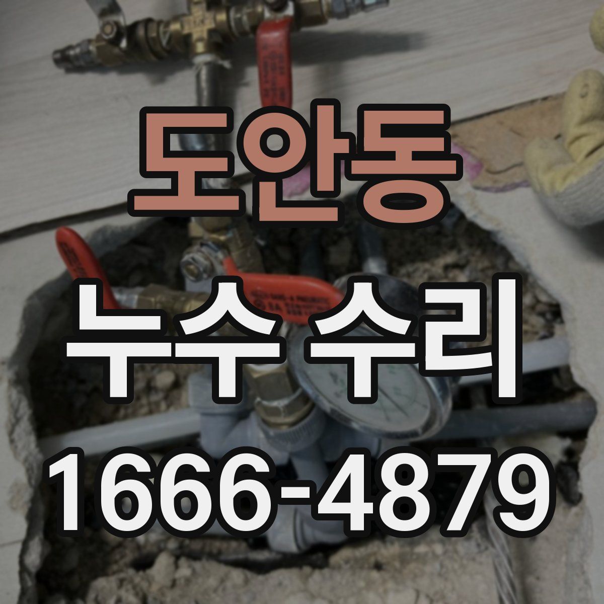 도안동 누수 수리
