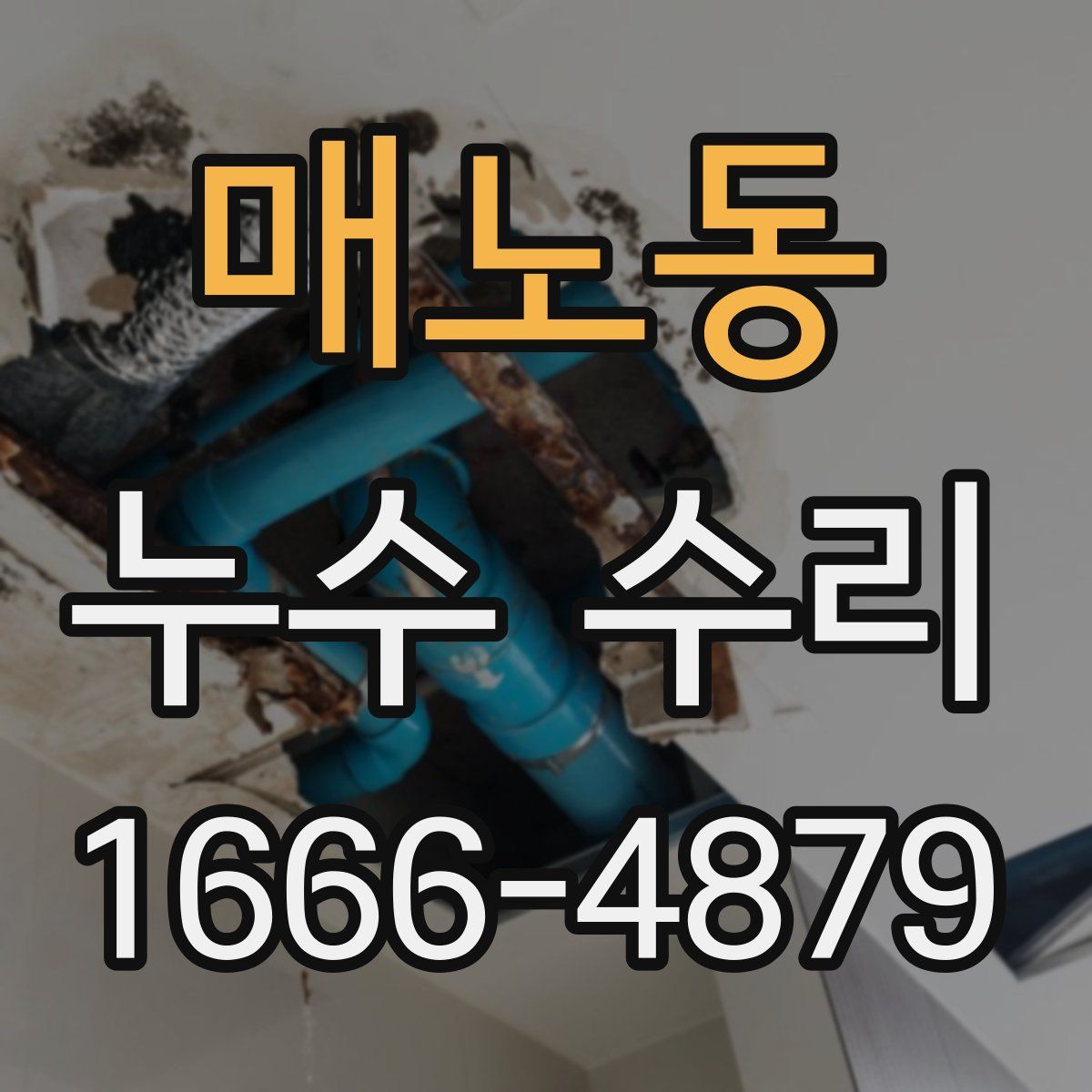 매노동 누수 수리